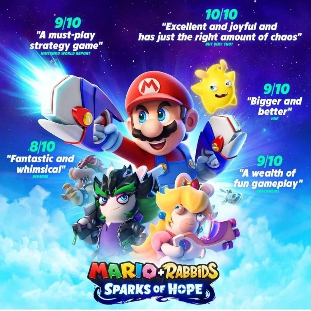 NIB Mario+Rabbids Sparks of Hope Standard Edition f/Nintendo…